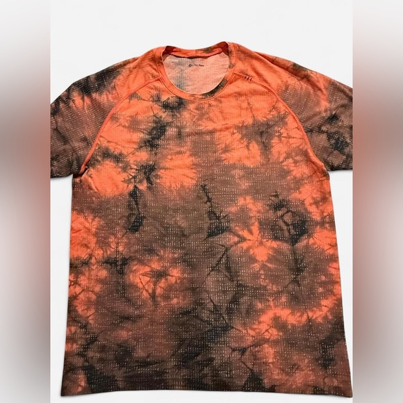 lululemon athletica Orange and Black Tie-Dye Top - Picture 2 of 4